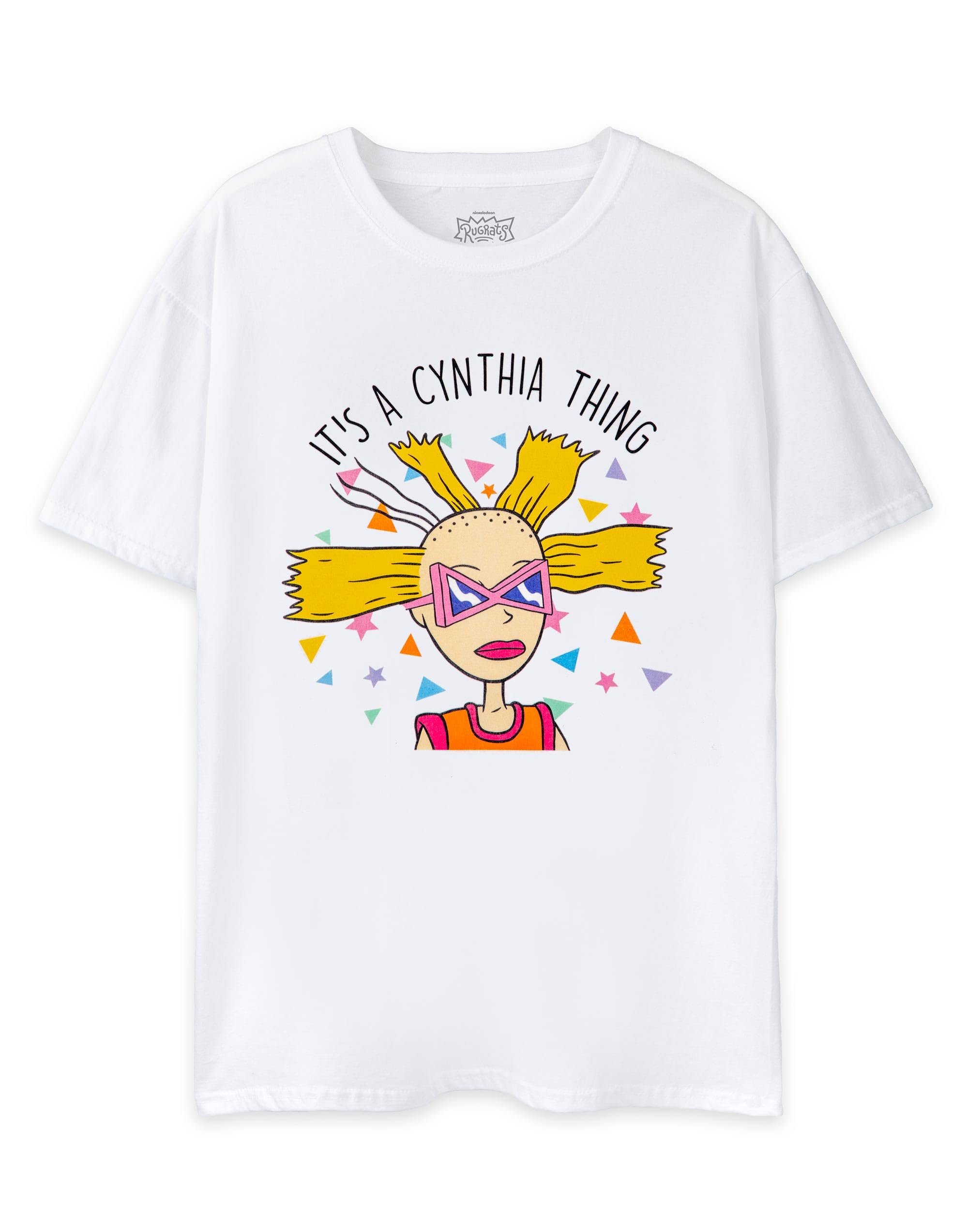 Vanilla Underground Women's White Rugrats It's A Cynthia Thing Short Sleeved T-Shirt - Large