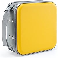 Vista 15 de Funda de CD/DVD de capacidad para 48 unidades, soporte portátil para CD, azul