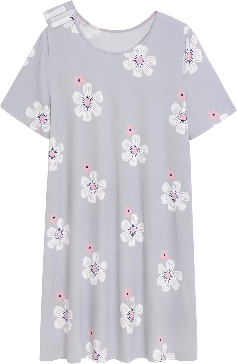 AVIIER Hospital Gowns for Women Open Back Adaptive Clothing Nightgowns Post Shoulder Surgery Dress