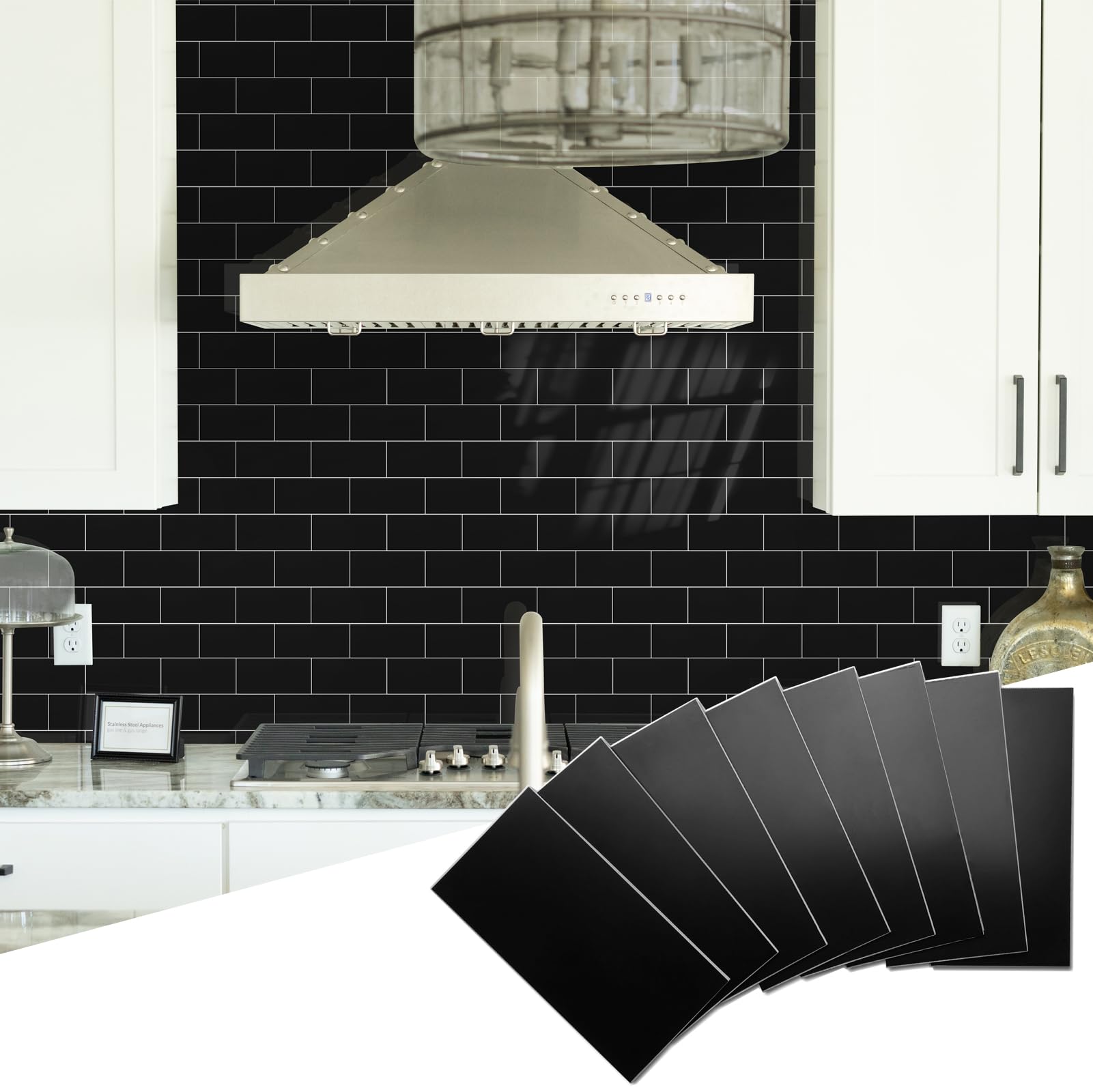 Yipscazo 2026 New Upgrade Peel and Stick backsplash 3 x 6 Inches
