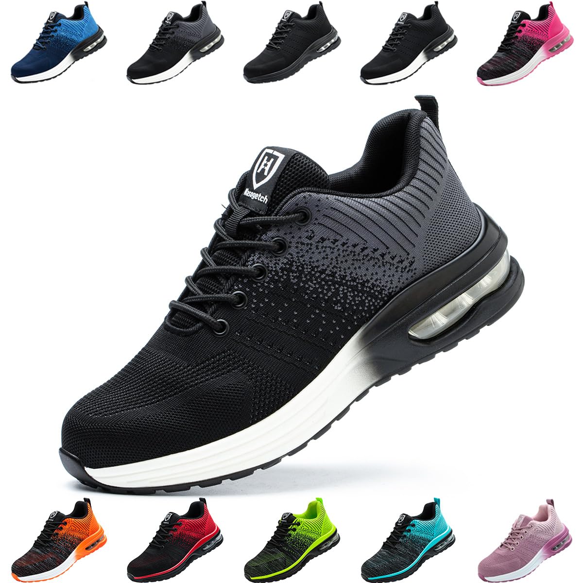 Scarpe Antinfortunistiche Uomo Donna Scarpe da Lavoroleggere Alte Comode Scarpe Sicurezza