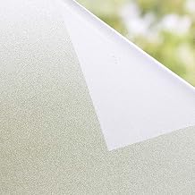 Shackcom Window Film, Blindfold Sheet, 11.8 x 78.7 inches 30 x 200 cm x 1 Sheet, Heat Insulated, UV Protection, No Adhesives Required, Light Shield, Stick with Water, Repositionable, Frosted Glass