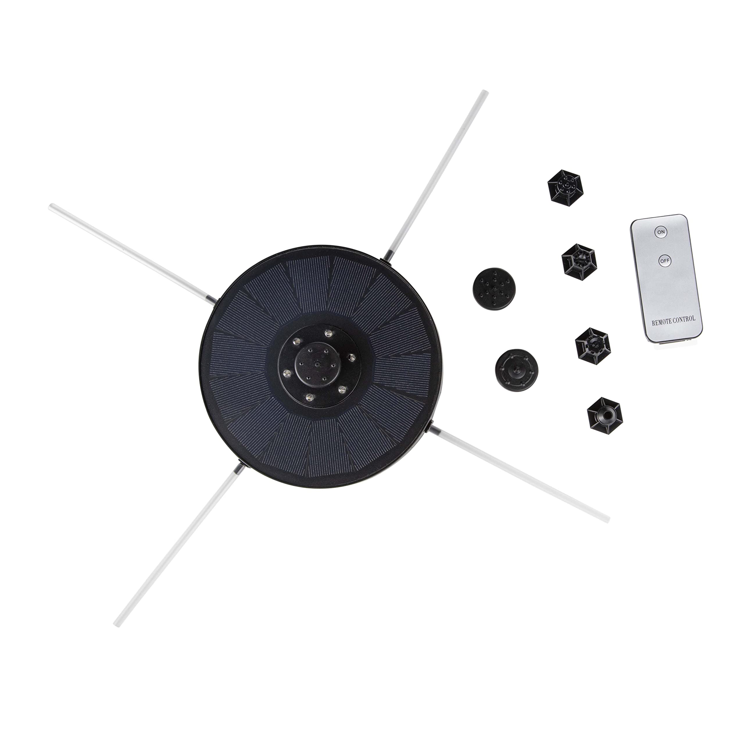 HI 70434 Fontaine solaire avec 6 LED colorées