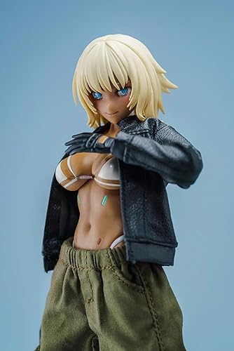 Miniatura 7 de Ropa femenina a escala 112, abrigo marrón para mujer, pantalones verdes, pantalones, traje de disfraz para cuerpo de figura de acción de soldado de