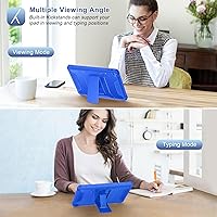 Vista 6 de Soke Funda para iPad de 9ª/8ª/7ª generación de 10.2 pulgadas (versión 2021/2020/2019), con protector de pantalla integrado y soporte, funda