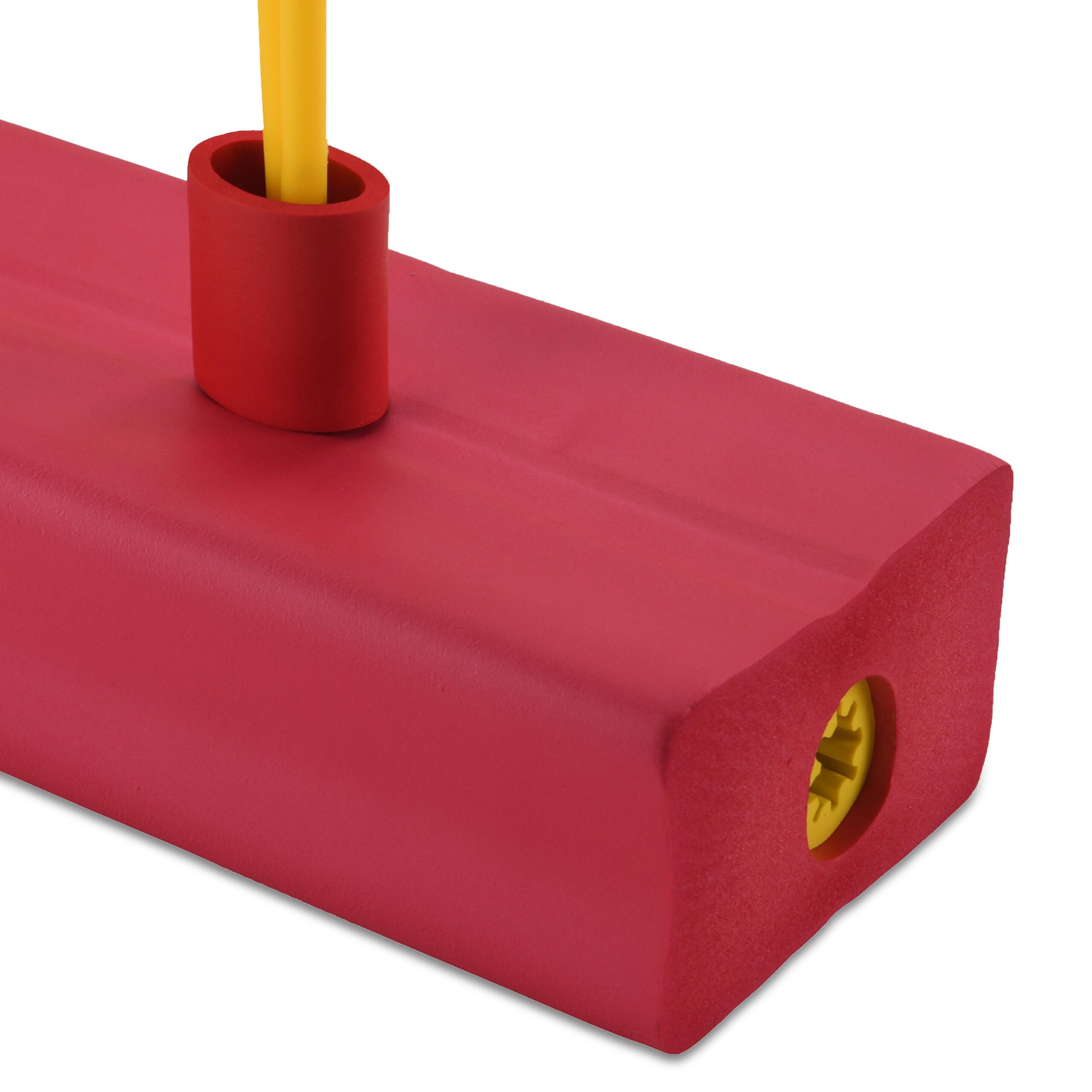 Relaxdays Pogo Jumper pour Enfants 80 kg Jouet de Saut extérieur Rouge
