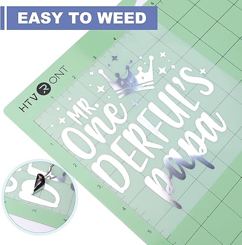 Miniatura 151 de HTVRONT Vinilo permanente blanco – Vinilo adhesivo permanente mate de 12 pulgadas x 65 pies, compatible con máquina de corte Cricut, Silhouette