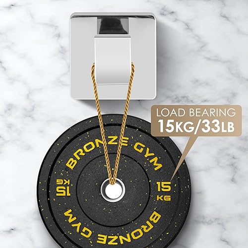 Miniatura 3 de Ganchos para toallas para baños, ganchos para batas, ganchos para abrigos, paquete de 4 ganchos cuadrados de acero inoxidable cromado pulido,