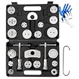 ATP 23pcs Heavy Duty Disc Brake Caliper Tool Set and Wind Back Kit for Brake Pad Replacement Fits Most American, European, Japanese Makes/Models