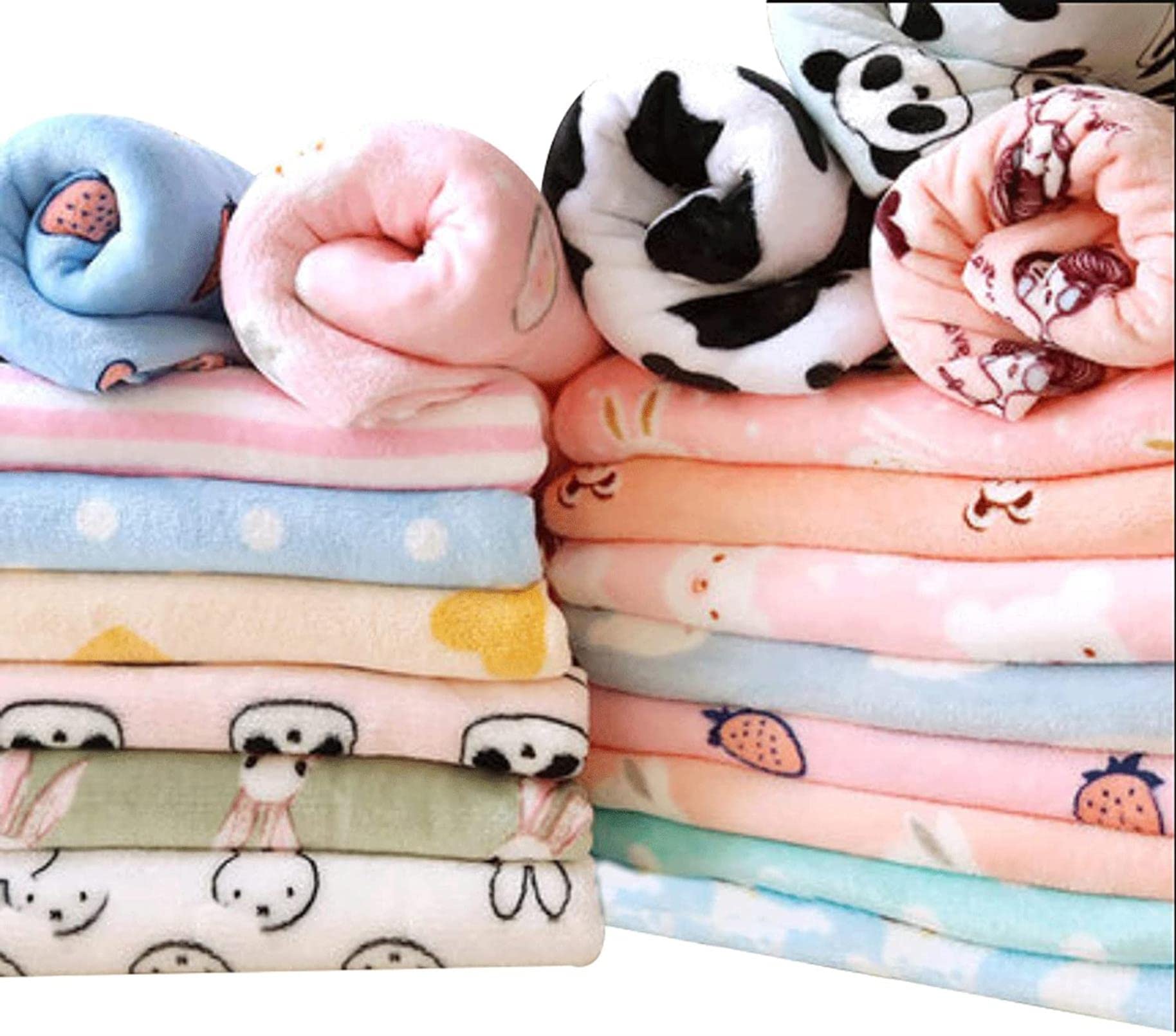 Tissu velours doux motif ours bleu anti-irritation pour draps et oreillers bébé