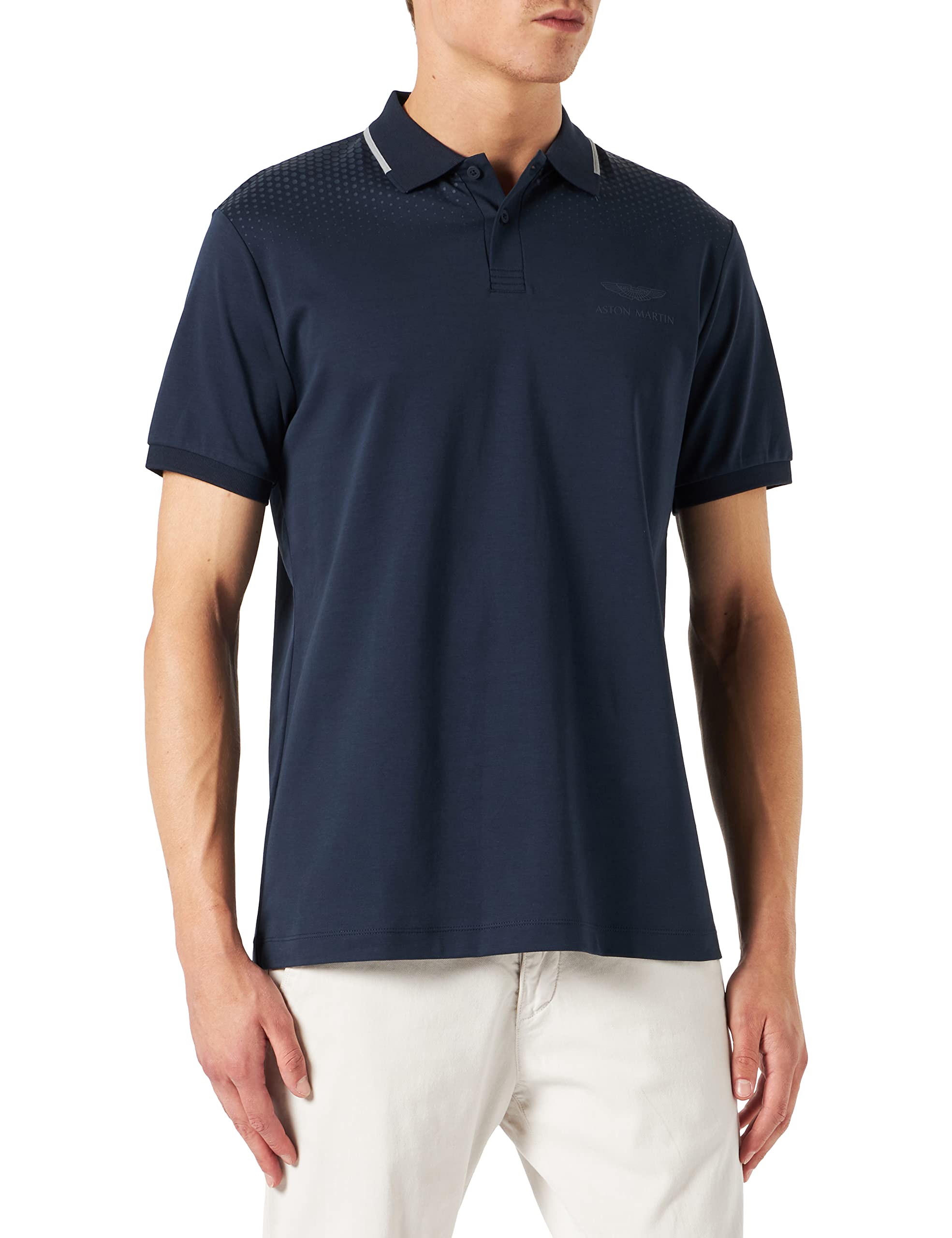 Hackett LondonMen's Amr Hex Print Polo Polo Shirt