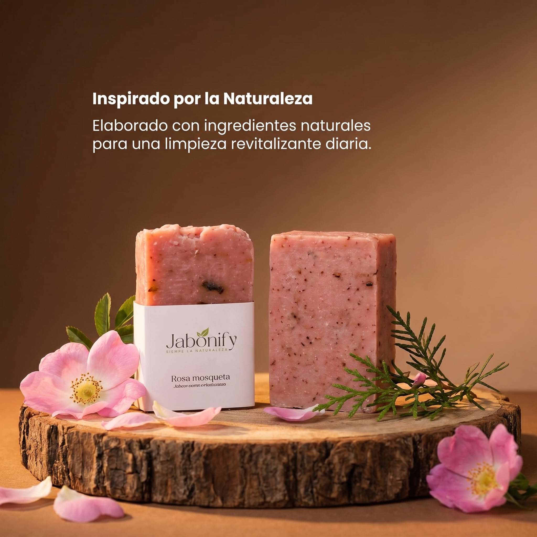 Pack Regalo Jabones Naturales Artesanales, 6 Unidades x 100gr, Barra Hidratante, con Rosa Mosqueta, Argán, Caléndula, Aloe Vera, Papaya y Aguacate