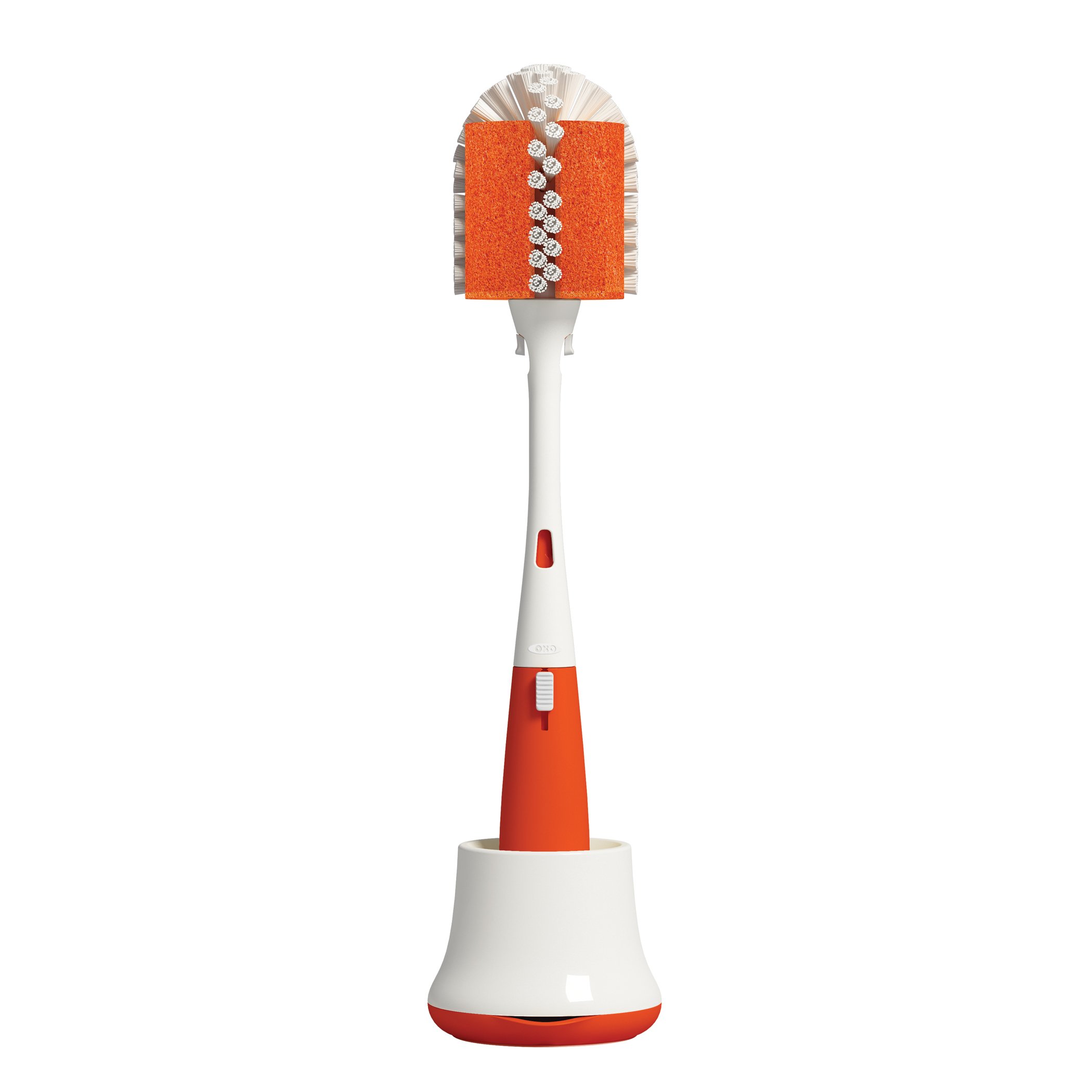 Brosse éponge avec tête remplaçable OXO Tot verte pour accessoires de puériculture