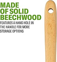 Vista 5 de Good Cook Touch - Cuchara de madera para untar de 13 pulgadas