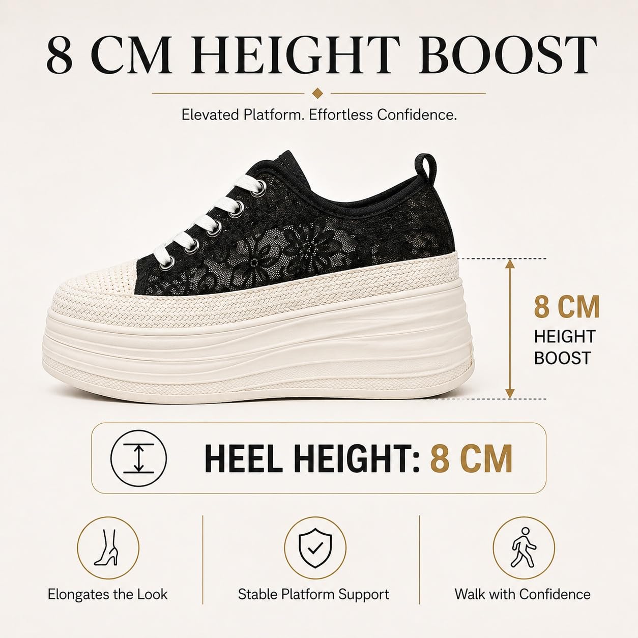 ENEN Zapatillas Mujer Encaje