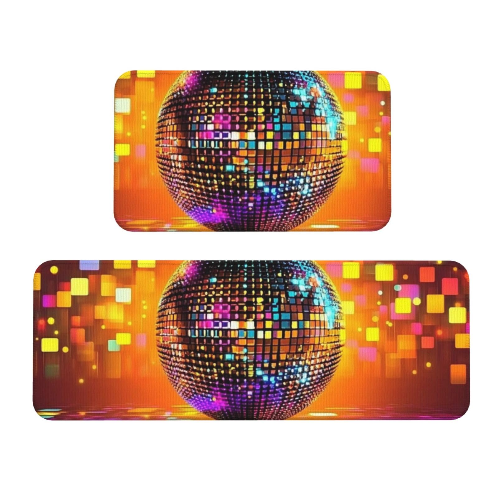 Tapetes de cocina para suelo confortables, alfombrillas decorativas antideslizantes de 2 uds