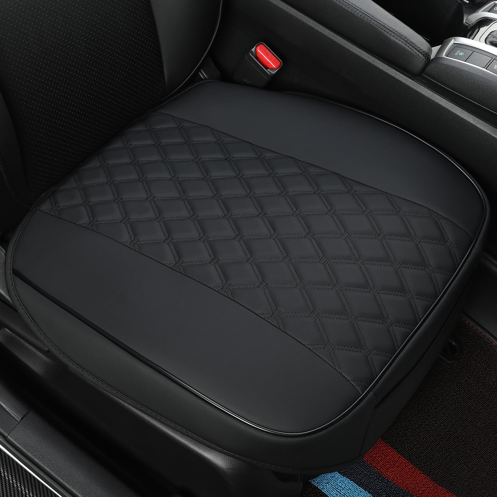 West Llama Bottom Leather Seat Cover (2 pcs)