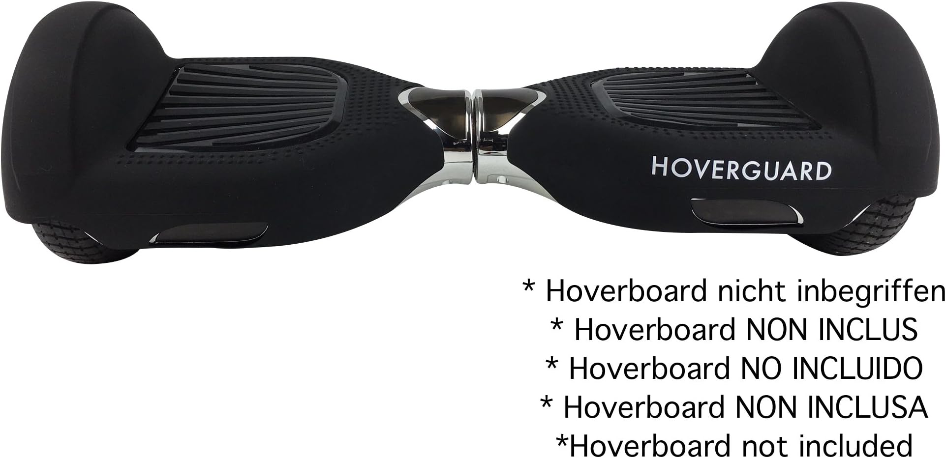 HoverGuard Rubber Guard Protection for Hoverboard, 100% Silicone for Guard for Self Balancing Scooter Board. Best Safe and Cheap Way to Prevent Damage to Your Favorite and Unique Skateboard