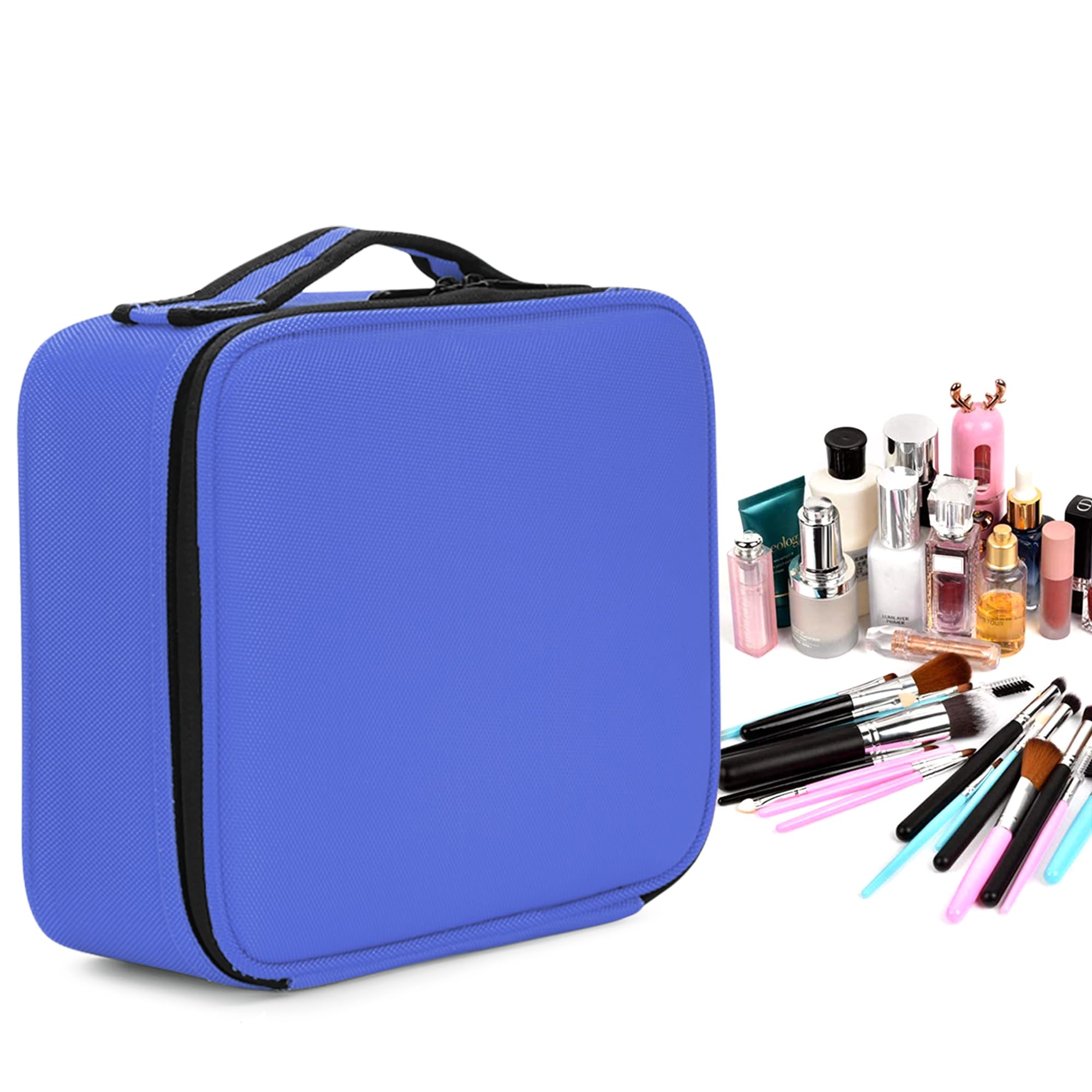 Beauty Case da Viaggio Donna Borsa Cosmetica Professionale Portatile Trousse Make Up Organizers Trucchi Ragazza Valigetta Porta Trucchi con Divisori Regolabili