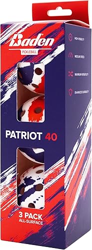 Miniatura 6 de Baden Rival 40 pelotas de pickleball  Juego de 3  Aprobado por USAPA  Duraderas para un juego consistente  Verde neón