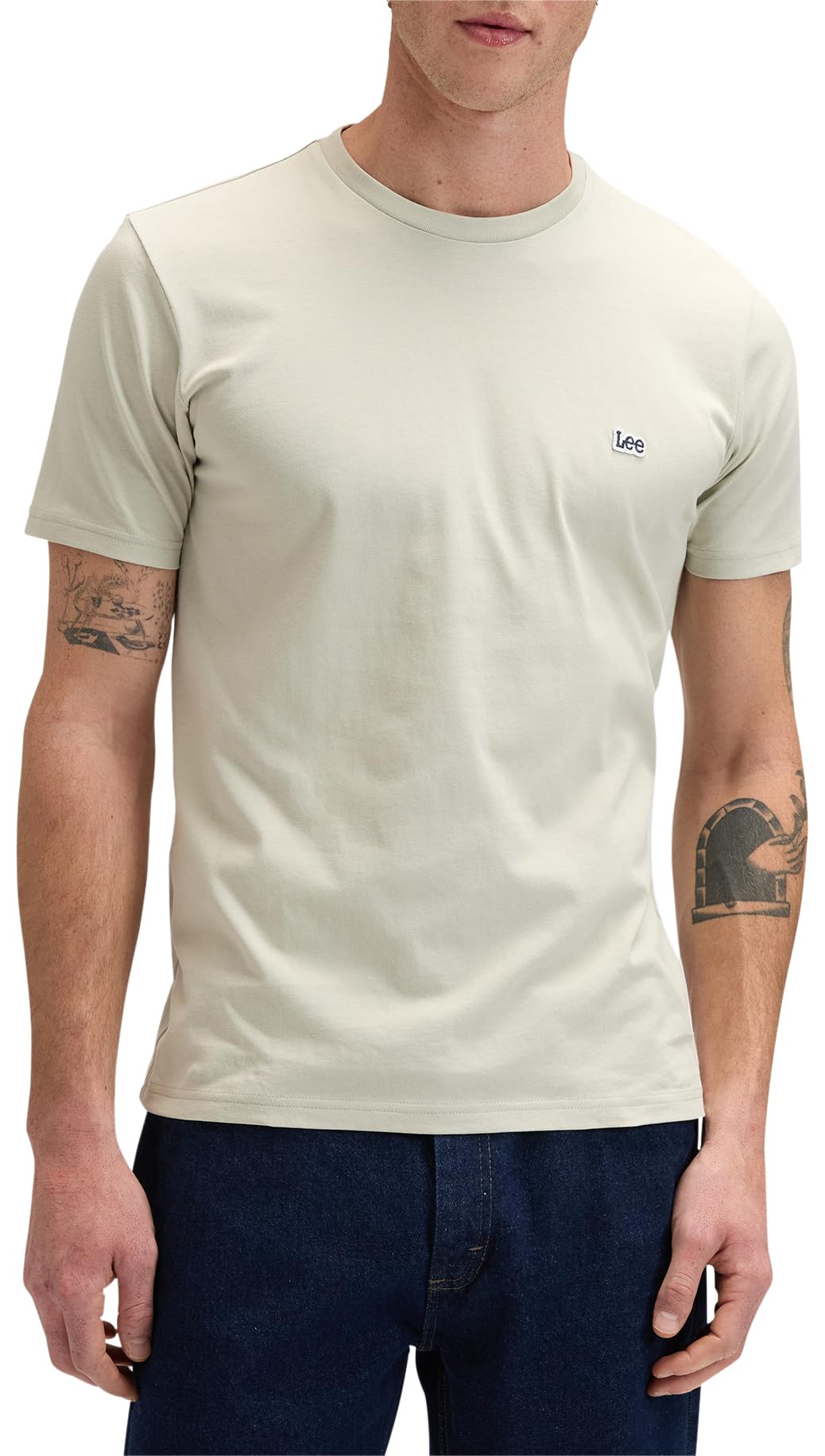Lee, Men's T-Shirt SS Patch Logo Tee