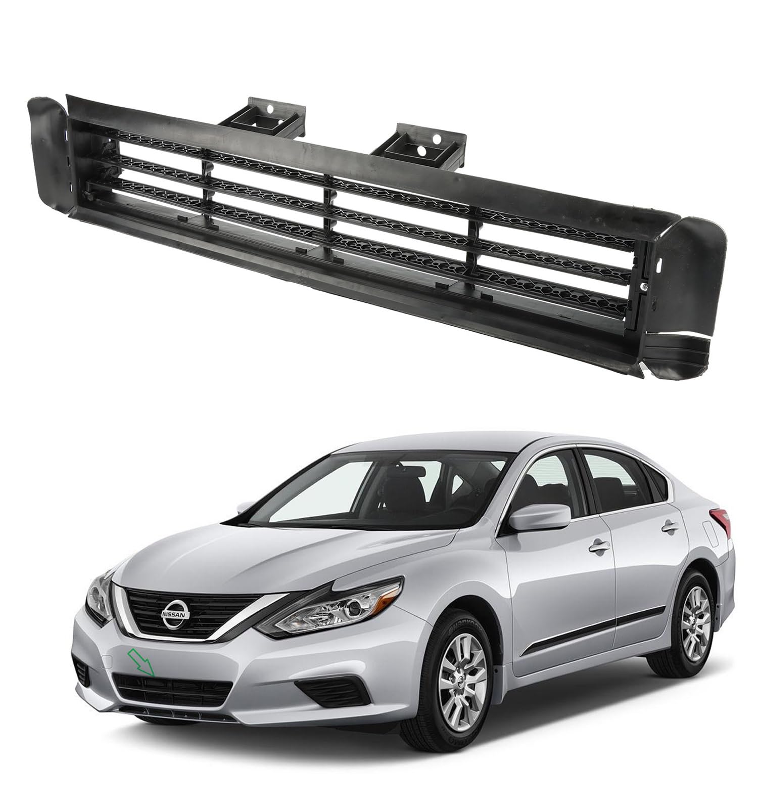 Amazon.com: Front Lower Active Radiator Grille Shutter Assembly