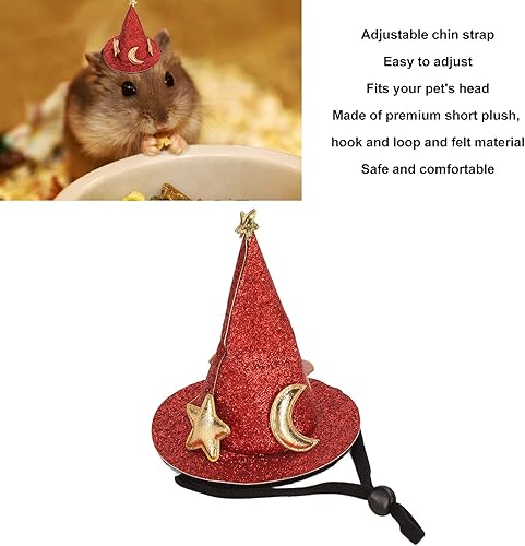 Miniatura 9 de Sombrero de Halloween, sombrero de hámster, mini sombrero de animales pequeños, disfraz de animal pequeño, sombrero de mago de Halloween, disfraces