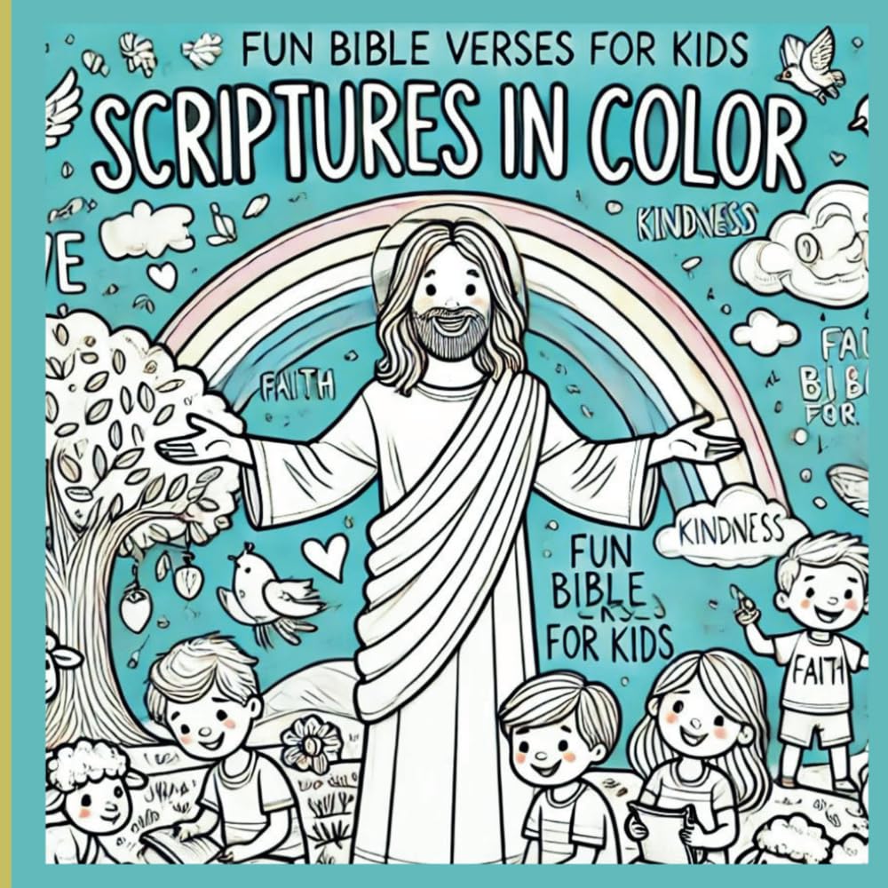 Scriptures in Color: Fun Bible Verses for Kids: Fun and Learning Bible Verses