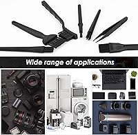 Vista 2 de TIESOME Cepillo para teclado, pequeño kit de cepillo de limpieza portátil para computadora, PC, teclado, laptop, cámara electrónica, cámara