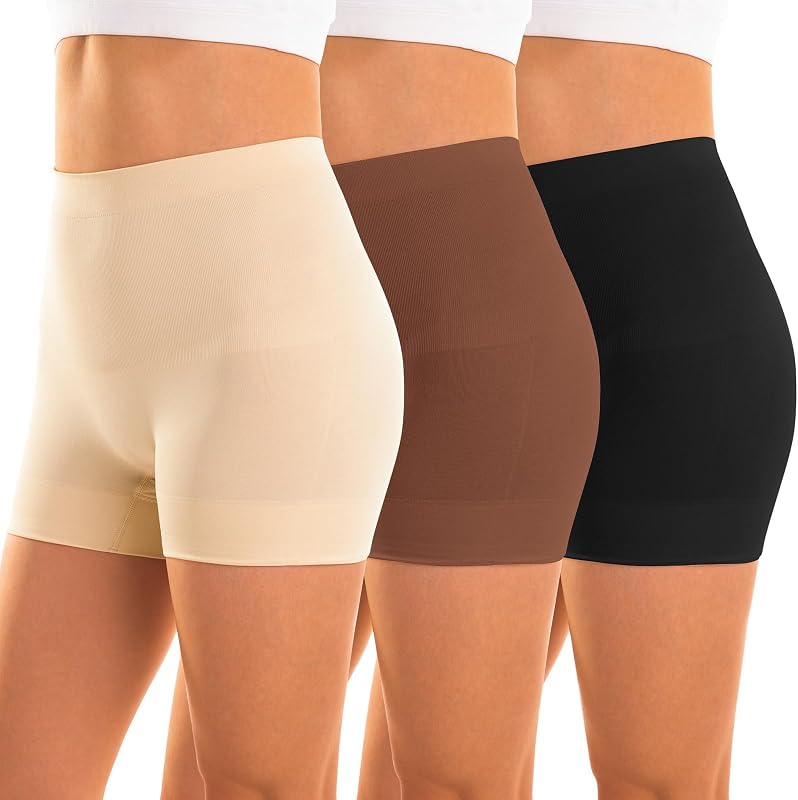 Women's Tummy Control Shapewear Shorts Underwear 3-Pack