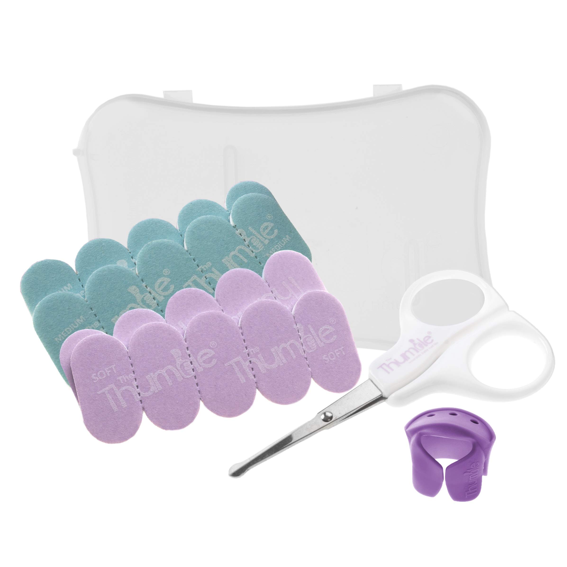 Baby Nails Set Limas De Uñas Mixto (20 Unid) + Tijeras 15 gr, rosa (BUMPER-PACK)