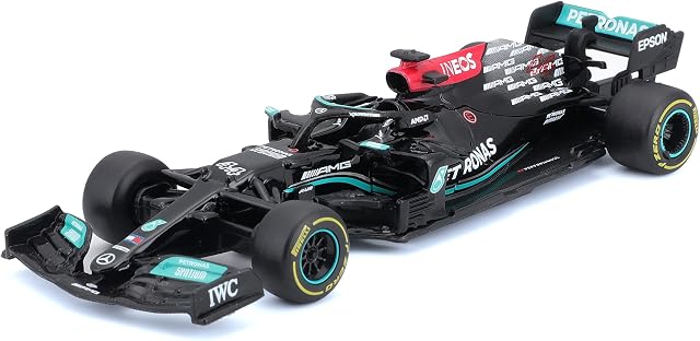 Bburago B18-38038H 1:43 F1 Mercedes AMG W12 E-Performance Hamilton, Assorted Designs and Colours