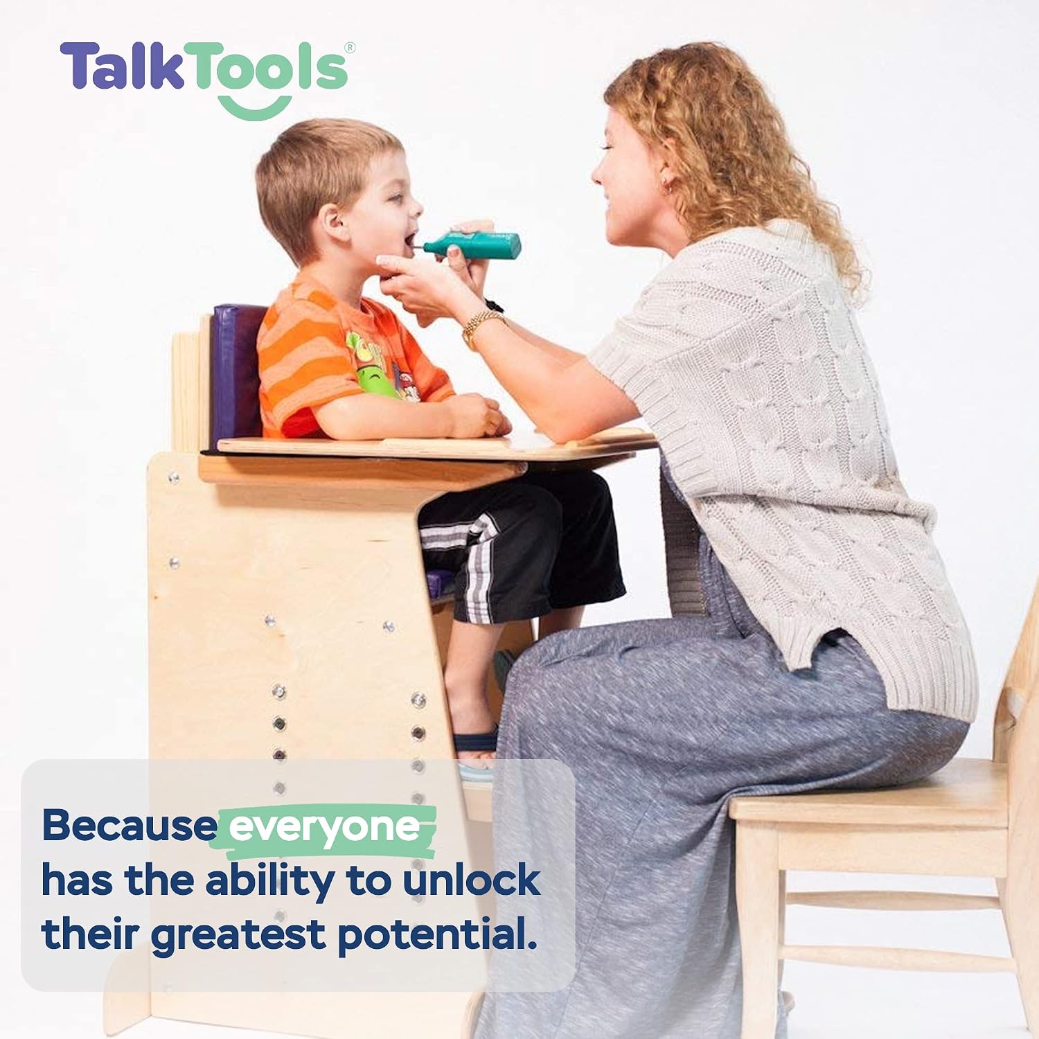 TalkTools Spinner and Toothies Tool | Multi Purpose Oral Sensory Diagnostic and Therapy Kit | Improve Hypersensitivity and Oral Motor Skills | Safe and Effective - 20 Toothies - Instruction Booklet