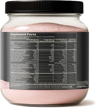 TruHeight Growth Protein Shake (Strawberry Milk Flavor, Whey) Growth & Development Protein Powder for Kids & Teens - Pediatric Weight Gain Drinks - Picky Eater Vitamin, Ages 4+