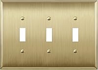 Vista 30 de LIDER Placa de Pared de Metal para Interruptor de Luz de Palanca, Cubierta de Interruptor de Acero Inoxidable, Resistente a la Corrosión