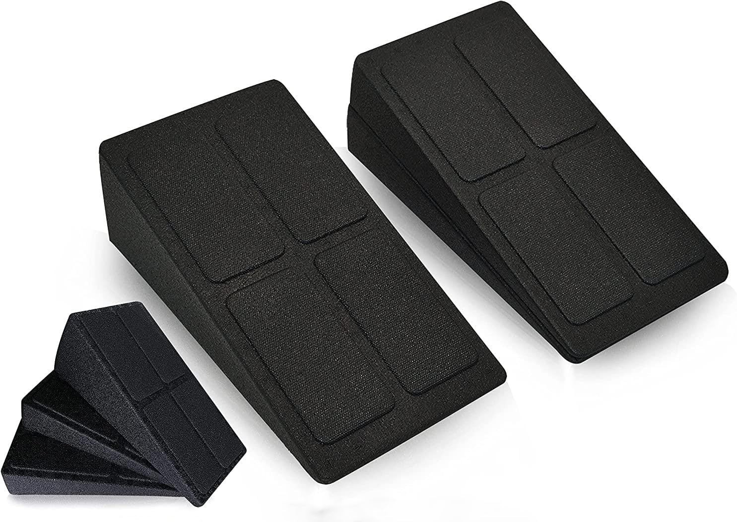 Adjustable Non-Slip Slant Board Wedge, Stretching Plate 3pcs Squat Calf Stretcher for Physical Therapy Equipment Plantar Fasciitis,Heel, Foot Stretching, Shin Splint, Yoga Equipment