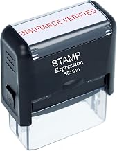stampexpression - Insurance Verified Medical Self Inking Rubber Stamp - Ink (A-50359)