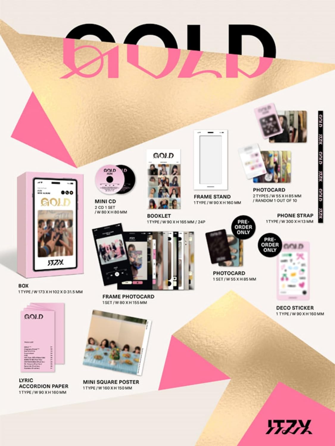 ITZY GOLD 2nd Full Album (Phone Box Ver.)