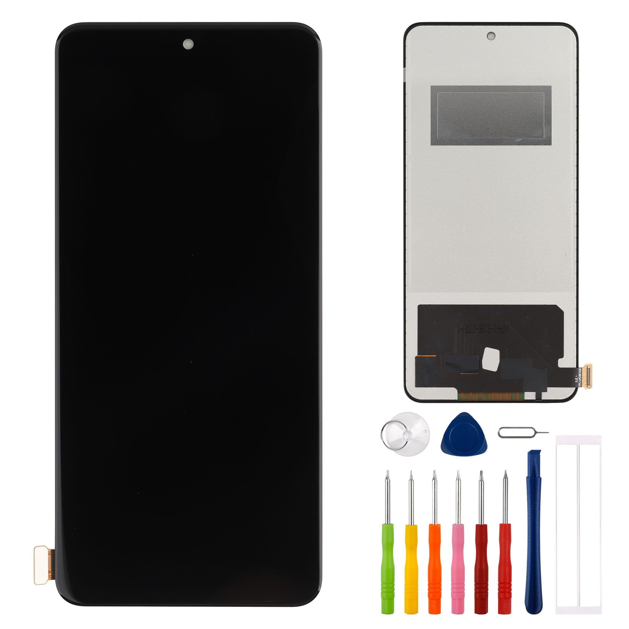 Display TFT di ricambio compatibile con VIVO V40 SE [non supporta impronte digitali] Display LCD da 6,67" con strumenti (senza cornice)