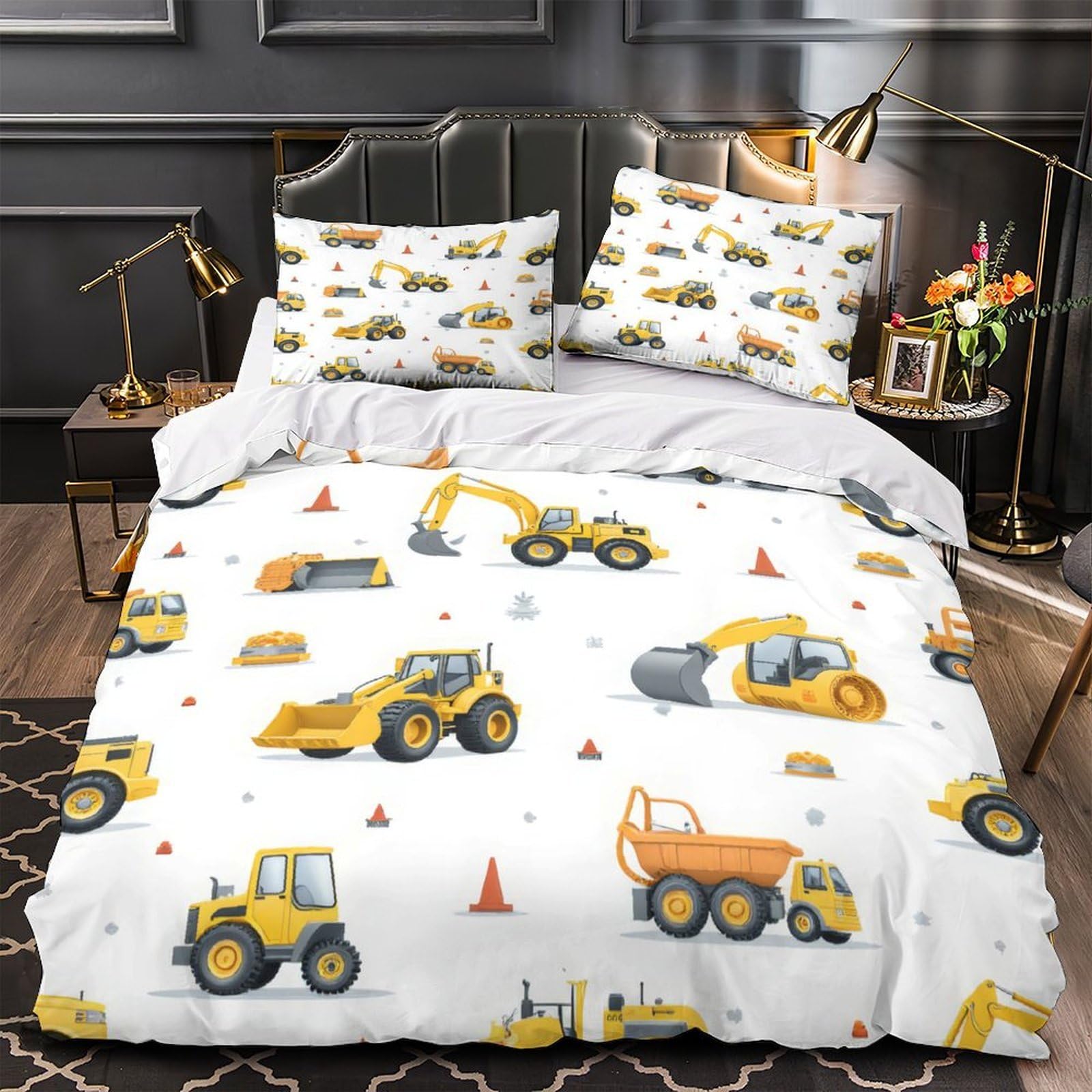 Kaffeezubehör mit Reißverschluss 3D Gedruckt 3 Teilig Gemütliche Wohnatmosphäre Bettbezug Mikrofaser Weich mit Kissenbezug Schlafkomfort for Erwachsene,Kinder,Mädchen,Jungen Super king（260x220cm）
