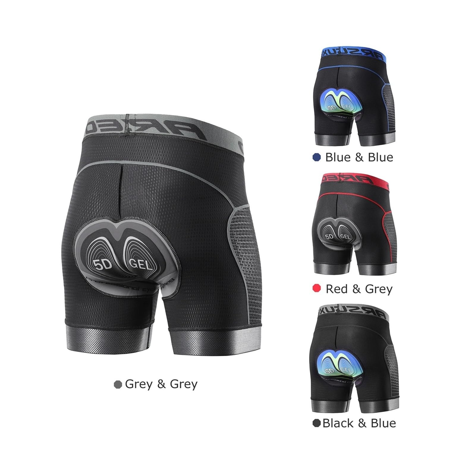 Genérico Culote Ciclismo Hombre, Pantalones Cortos de Ciclismo con Acolchado 5D y Secado rápido for Bicicleta montaña