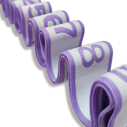 Miniatura 5 de Aozora Bandas elásticas para ejercicio, correa elástica de yoga, correa flexible de 10 bucles para terapia física, pilates, yoga, danza y ejercicio