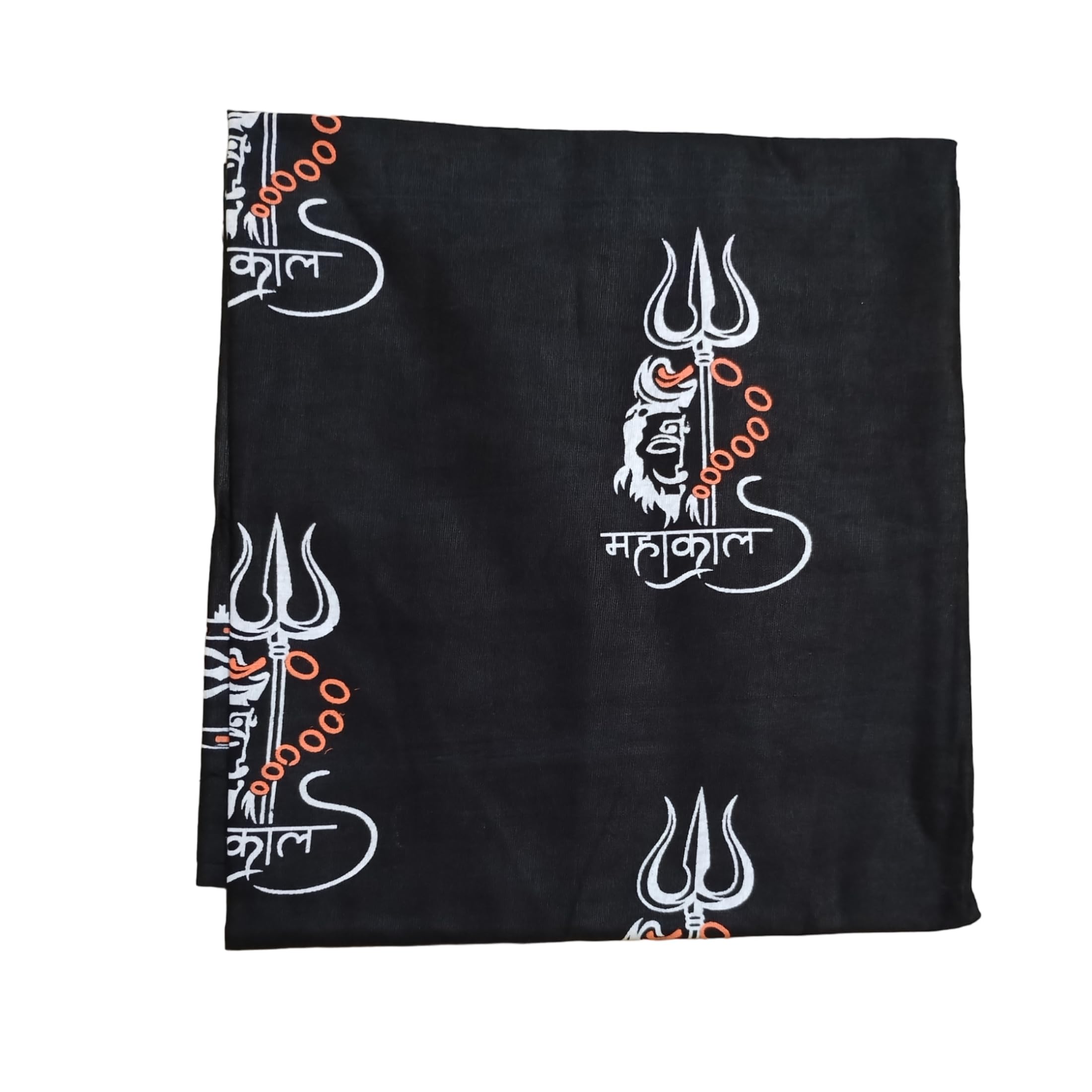 Printed Pure Cotton Men & Women Fancy Scarf, Scarf, Stole MAHAKAL pack of 1-image-1