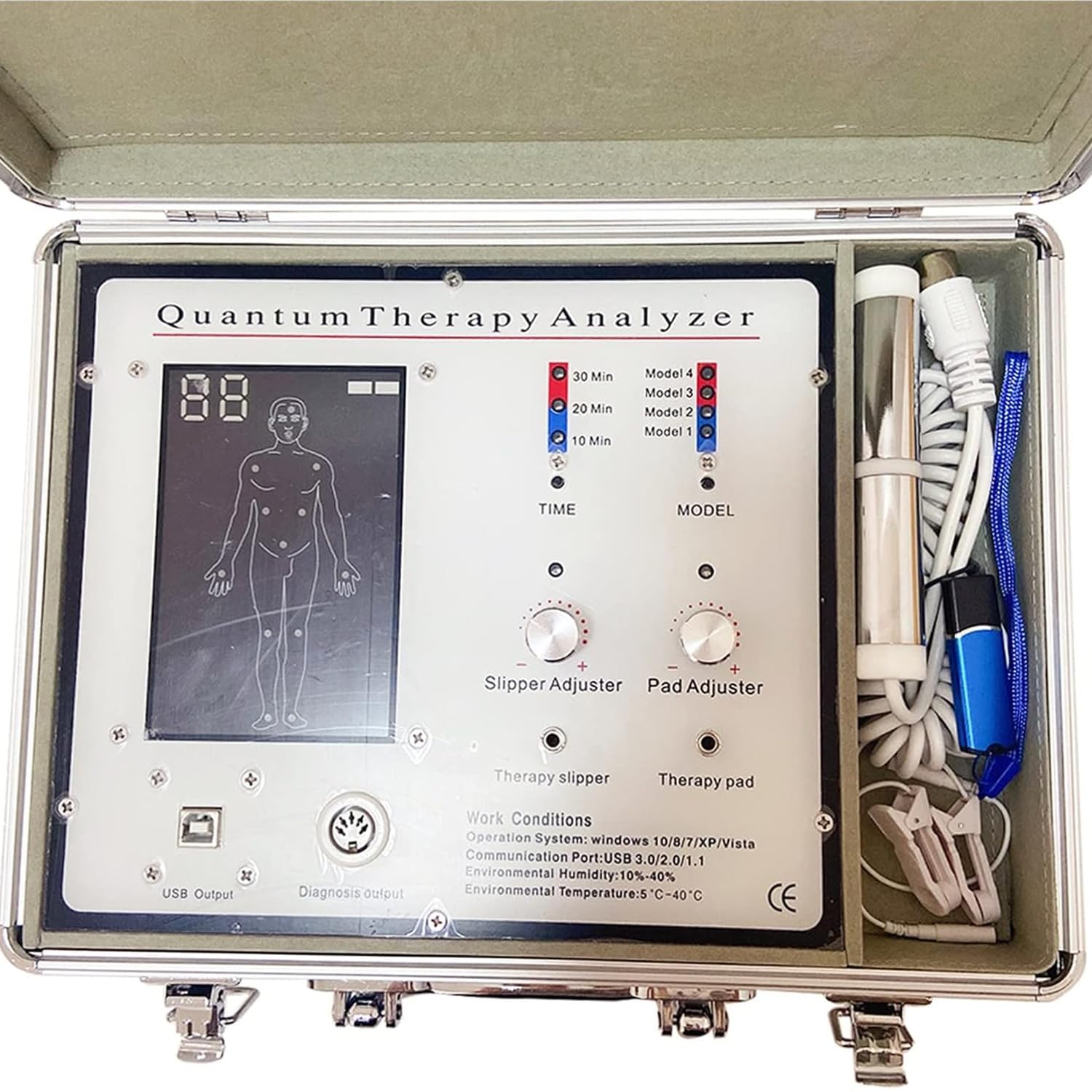 Macchina Per Biorisonanza Analizzatore Di Sub-salute Con Terapia Quantistica, Analisi Magnetica Della Salute Del Corpo 3 In 1 Con 54 Report, Analisi 3D, Test Rapido In Un Minuto, Interfaccia USB Per U