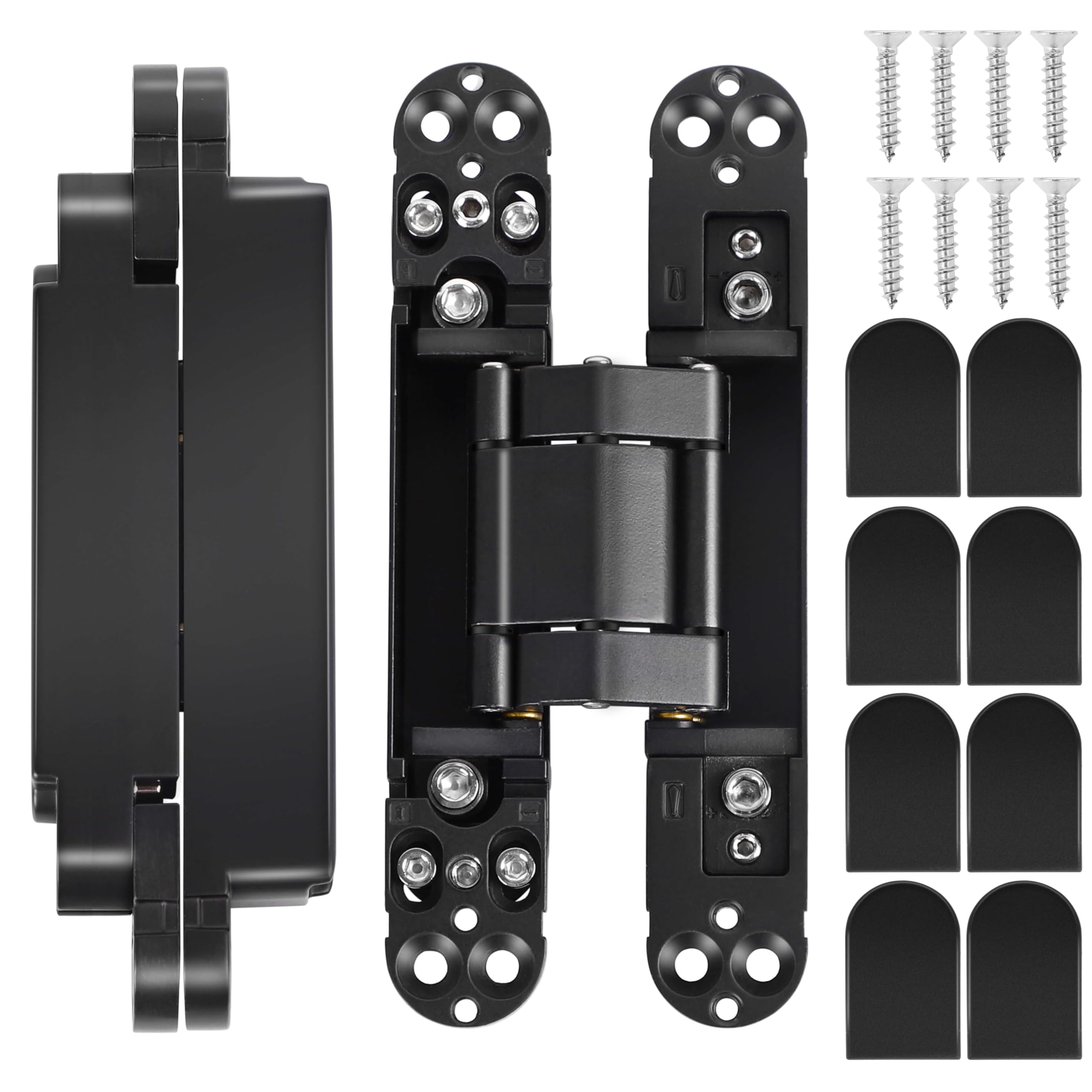 Hidden Door Invisible Concealed Hinge – 6 Inch 3 Way Adjustable Hidden Door Invisible Concealed Hinge – 6 Inch 3 Way Adjustable