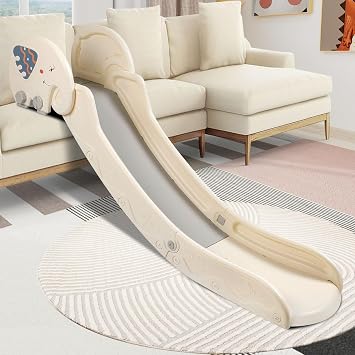 Indoor Couch Slide for Toddlers 1-3, Baby Toddler Slide Indoor, Kids Slide | Add-on for Modular Play Couches, Indoor Playset for Sofa Bed Stair, Secure Guardrail,Gentle Slope, Extended Buffer Zonebig