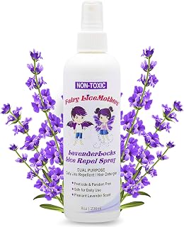 Fairy LiceMothers LavenderLocks Lice Prevention Spray - Head Lice Treatment for Kids & Adults - Prevent Lice Infestation with Lavender Oil - Gentle Lice Spray for Hair - Treats Lice Eggs - 8 fl oz