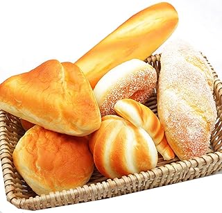 Hynbase 7 Pieces Pack Fake Cake Simulation Breads Set