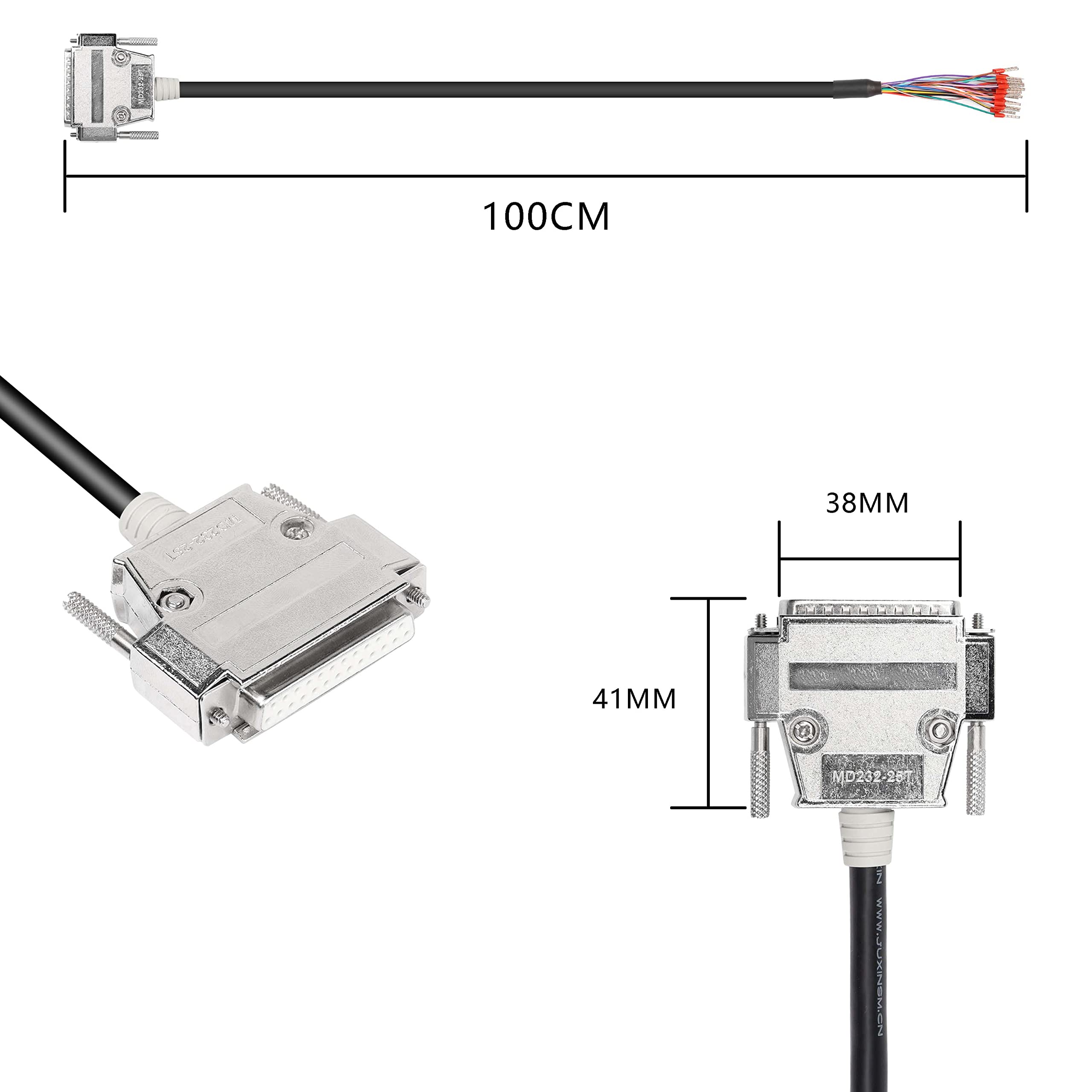 Amazon.co.jp: XMSJSIY DB25メスコネクタアダプタRS232 25ピンシリアル