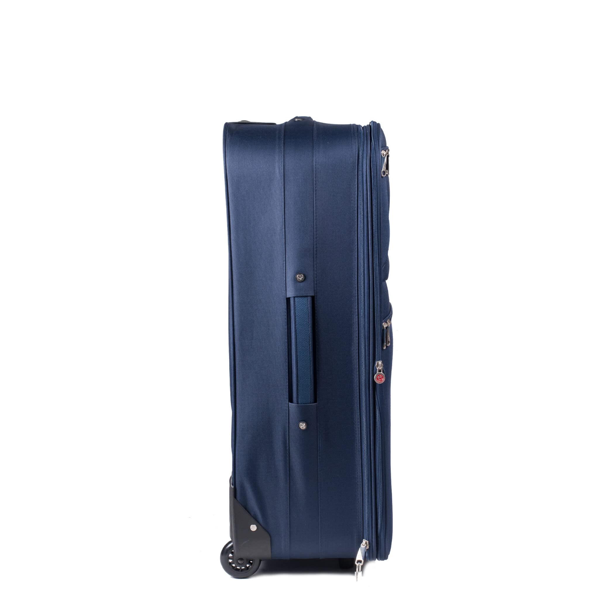 BEMON Valigia, Blu, 75 cm, valigetta